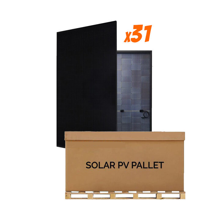 Aptos 440W Bifacial Solar Panels (Black) | Up to 550W with Bifacial Gain | DNA-120-BF10-440W